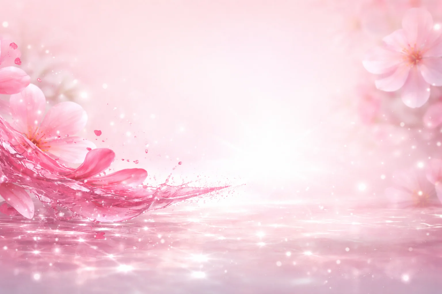 Elegant pink floral background